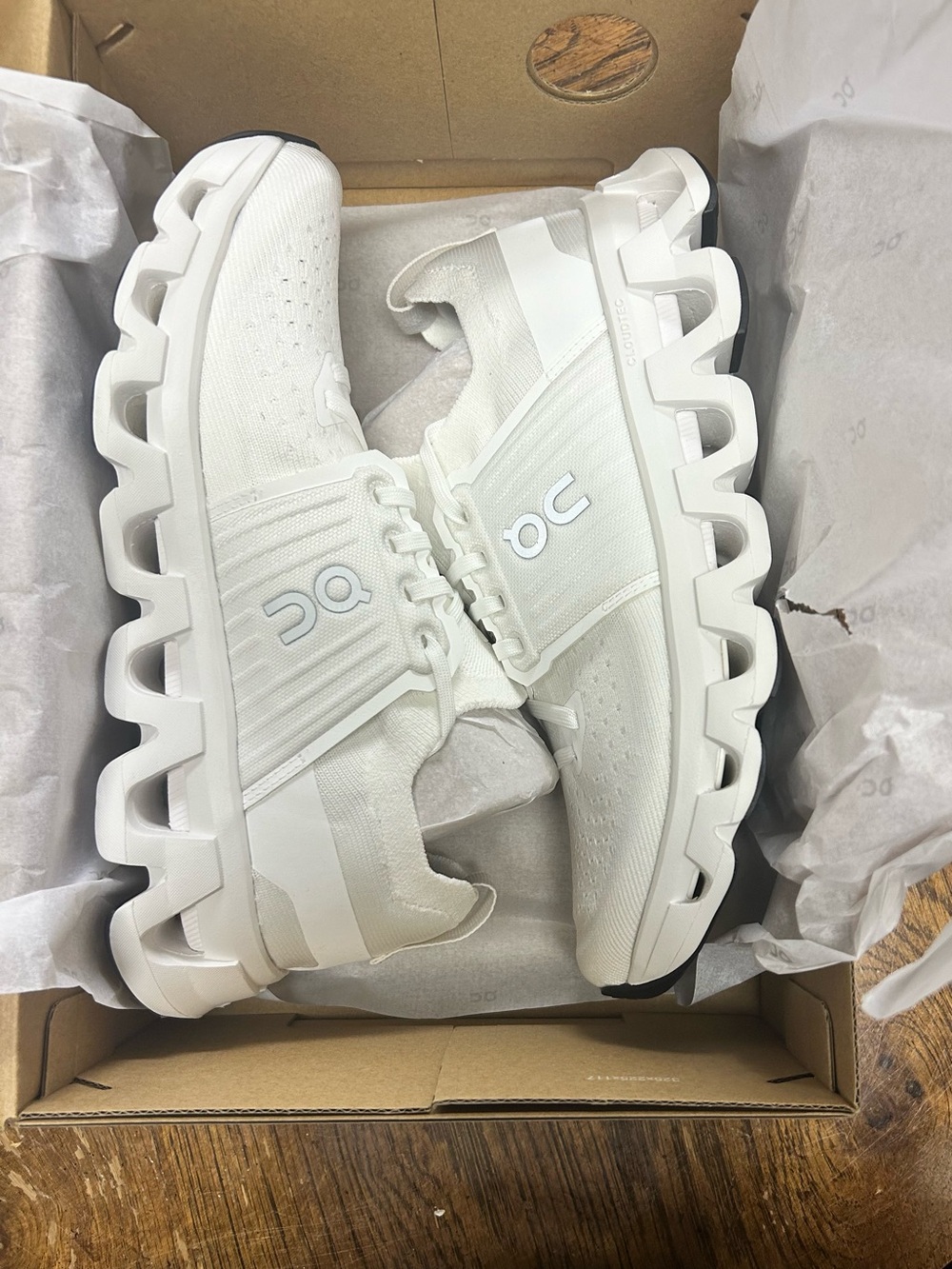 On Running Women's Cloud White Athletic Sneakers